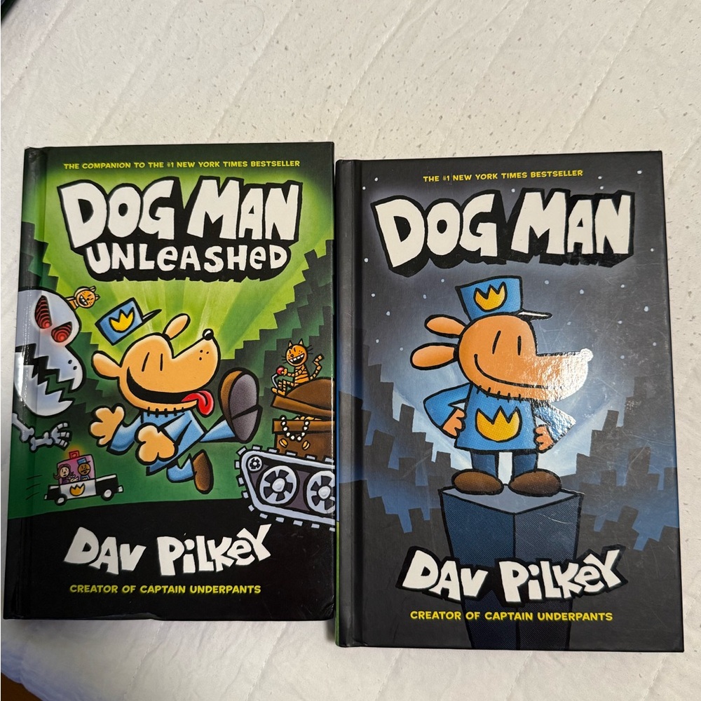 2 Dog Man books